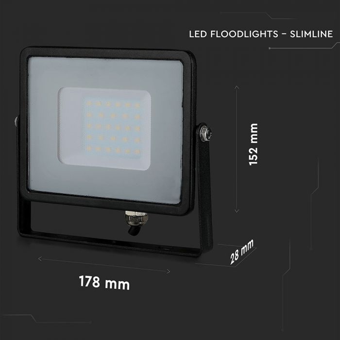 LED reflektor 30W IP65 4000K