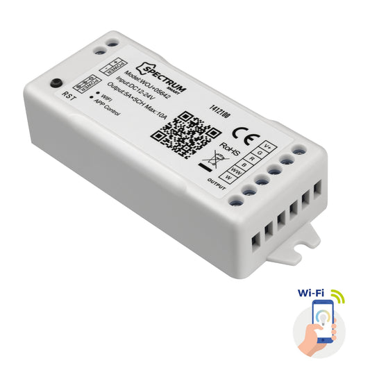 Kontroler za LED trak RGBW+CCT+DIM 12/24V WI-FI/BT SMART