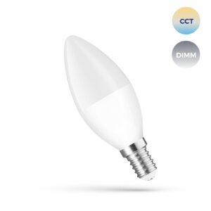 WIFI pametna LED žarnica E14 5W CCT