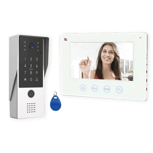 Smart 4-žični video domofon 2MP IP44 TUYA